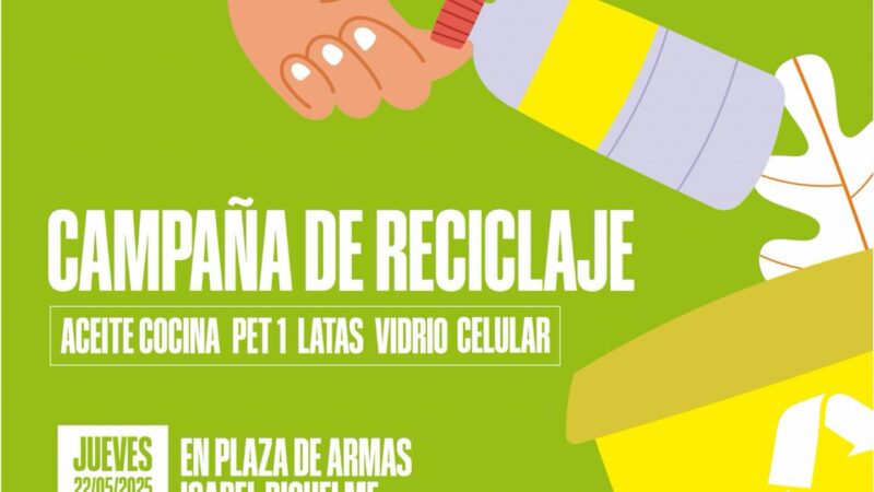 campaña reciclaje 22-05-2025
