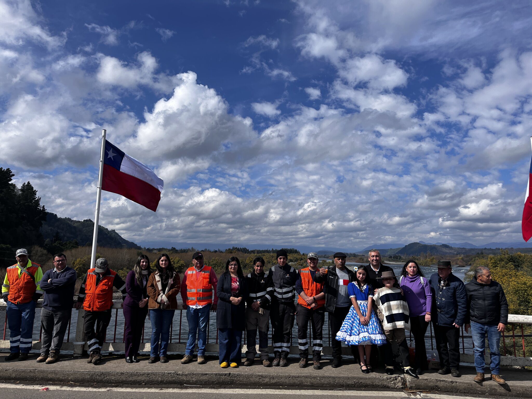 embanderamiento puente quilaco