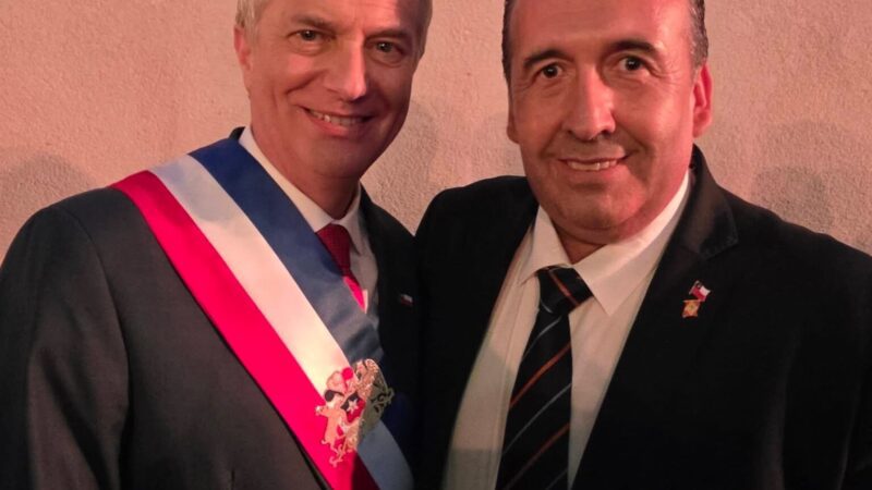 Santa Bárbara presente en la ceremonia de asunción presidencial en la moneda