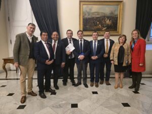 alcaldes en la moneda.